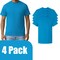 Gildan Men's Ultra Cotton Short Sleeve T-Shirt, Adult Blank Tee for DIY Printing, Sapphire (S- 5XL)